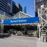 Photograph of Burrard SkyTrain Station.