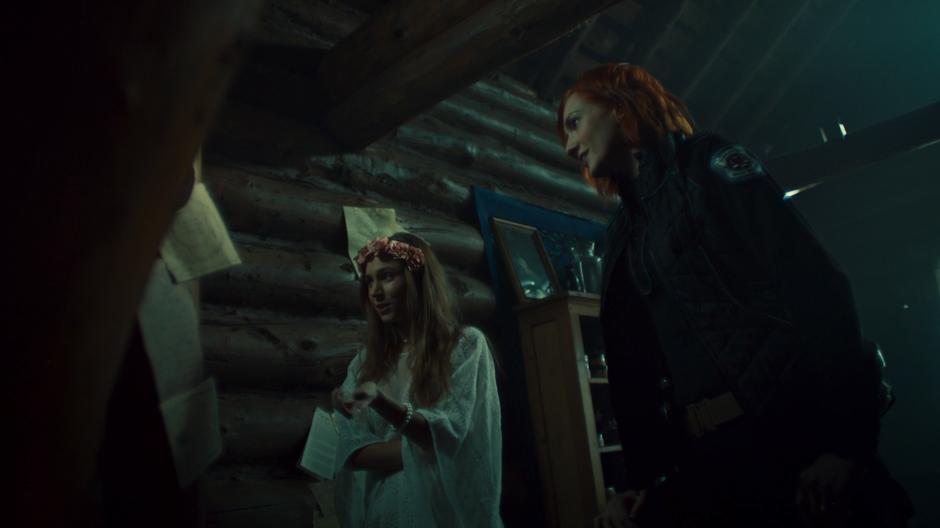 Waverly and Nicole talk to Gretta about the strange new reality.