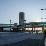 Photograph of Rainbow Bridge Canadian Border Crossing.