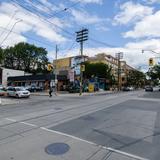 Photograph of Queen Street East & Boston Avenue.