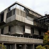 Photograph of W.A.C. Bennett Library.