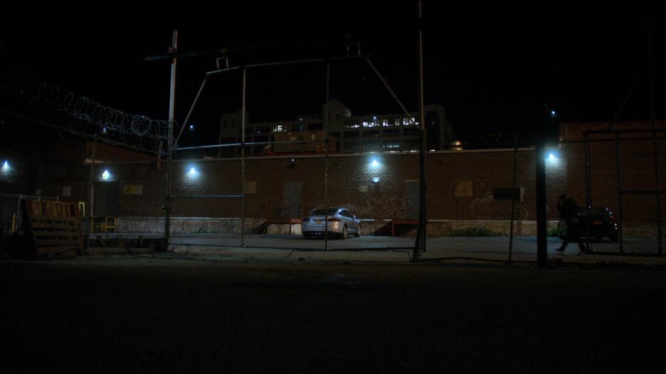 Max Tatum walks back to his car after dark.