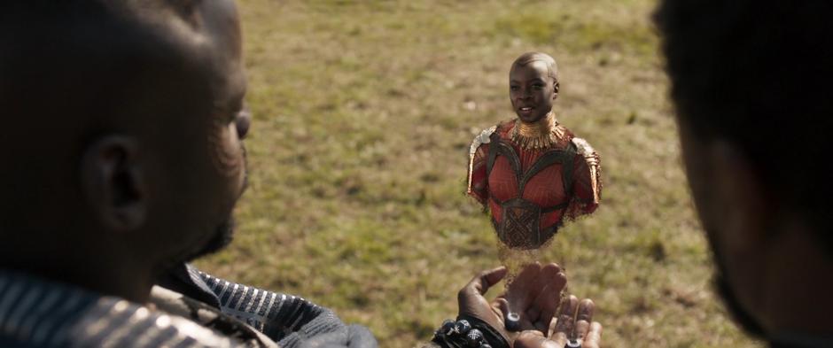 Okoye appears on W'Kabi & T'Challa's communicators.