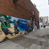 Photograph of Freak Alley Gallery.