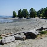 Photograph of Spanish Banks Dog Beach.