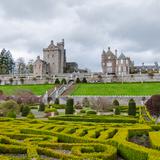 Photograph of Drummond Castle Gardens.