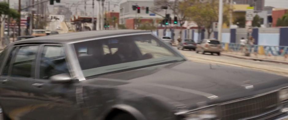 Fury swerves around while racing after the train.