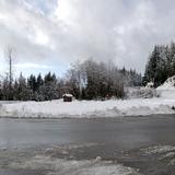 Photograph of Deep Cove Look Out Trail Head.