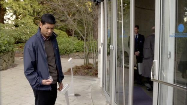 Ajay finds his keycard no longer works to get him into the ISO facility.