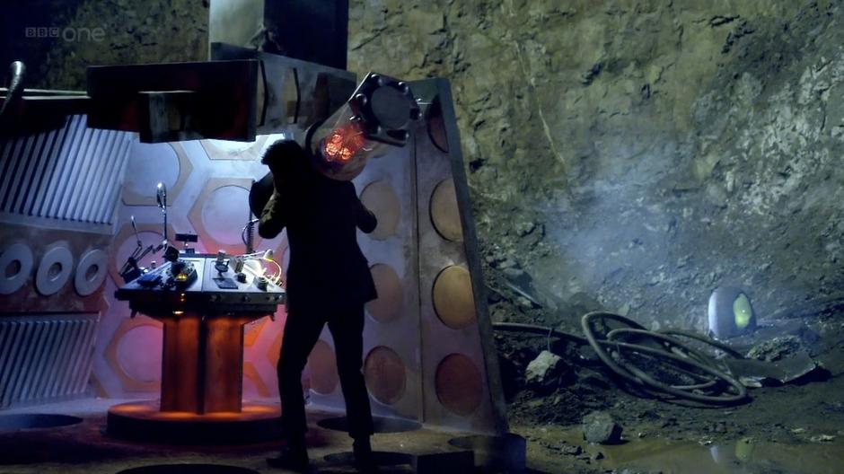 The Doctor assembles a new TARDIS from the leftover parts of many others.