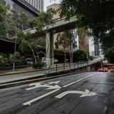 Photograph of West 4th Street (between Figueroa & Flower).