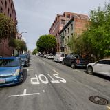 Photograph of Montgomery Street (between Broadway & Pacific).