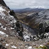 Looking down into the valley that Frodo and Sam emerge from while stumbling though Emyn Muil.