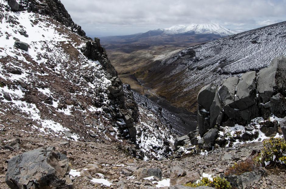 Looking down into the valley that Frodo and Sam emerge from while stumbling though Emyn Muil.