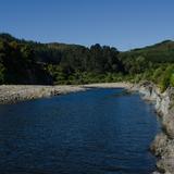 Photograph of Upper Hutt River (at Poet's Park).