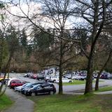 Photograph of Yacht Club Parking Lot.