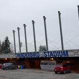 Photograph of Thunderbird Stadium.