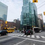 Photograph of Front Street West & York Street.