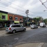 Photograph of Queen Street West & Manning Avenue.