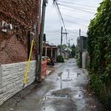 Photograph of Alley (south of Henderson, west of Manning).