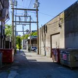 Photograph of Alley (south of Alexander, west of Gore).