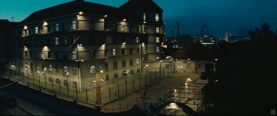 Prague building appears as a Russian prison in Ghost Protocol.