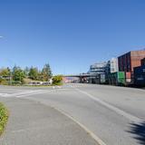 Photograph of West Waterfront Road & Main Street.