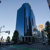 Photograph of West Cordova Street & Burrard Street.