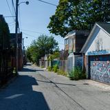 Photograph of Alley (south of Strathmore, west of Coxwell).