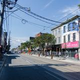 Photograph of Queen Street West (between Bathurst & Ryerson).