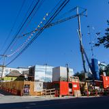 Photograph of Former Parking Lot (at Pender & Gore).