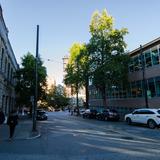 Photograph of Hamilton Street (between Dunsmuir & Pender).