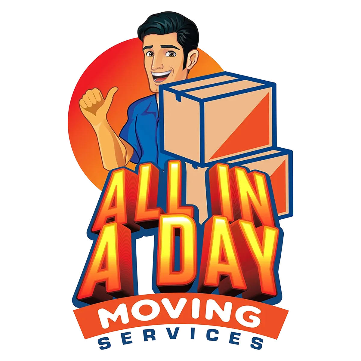 All In A Day Moving Services logo