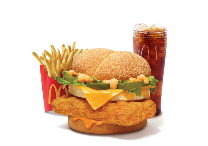 McSpicy Premium Burger Chicken Combo