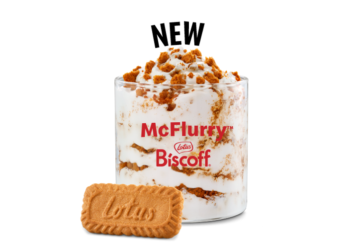 Lotus Biscoff Regular McFlurry