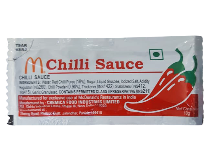 Chilli Sauce Sachet