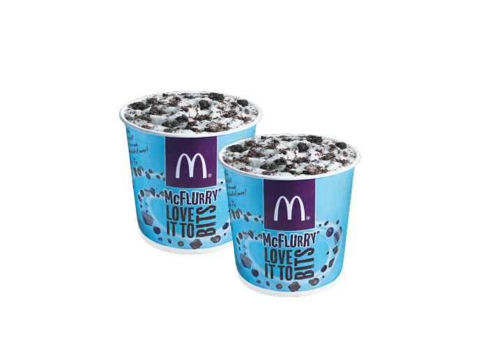 2 McFlurry Oreo (S)