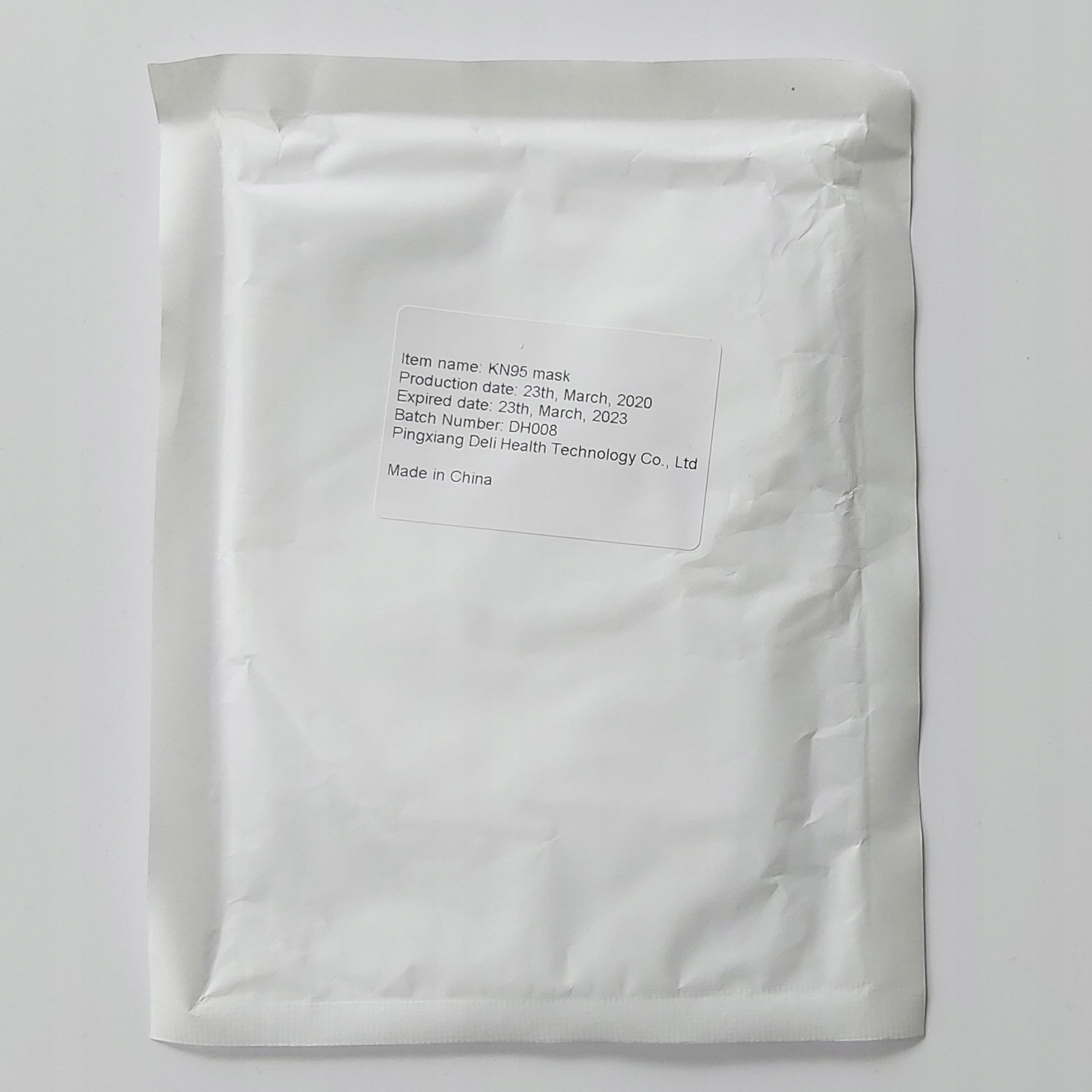 Product: Maska ochronna na twarz FFP2 KN95 cert. CE Wwa