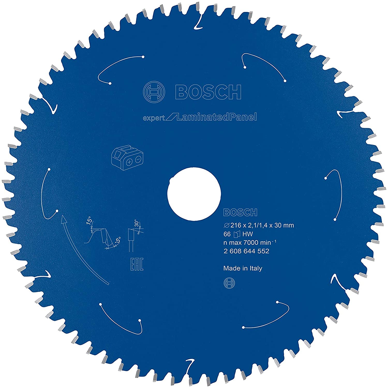 Offer: BOSCH 2608644552 Tarcza pilarska weglikowa Expert 216x2.1/1.4x30T66