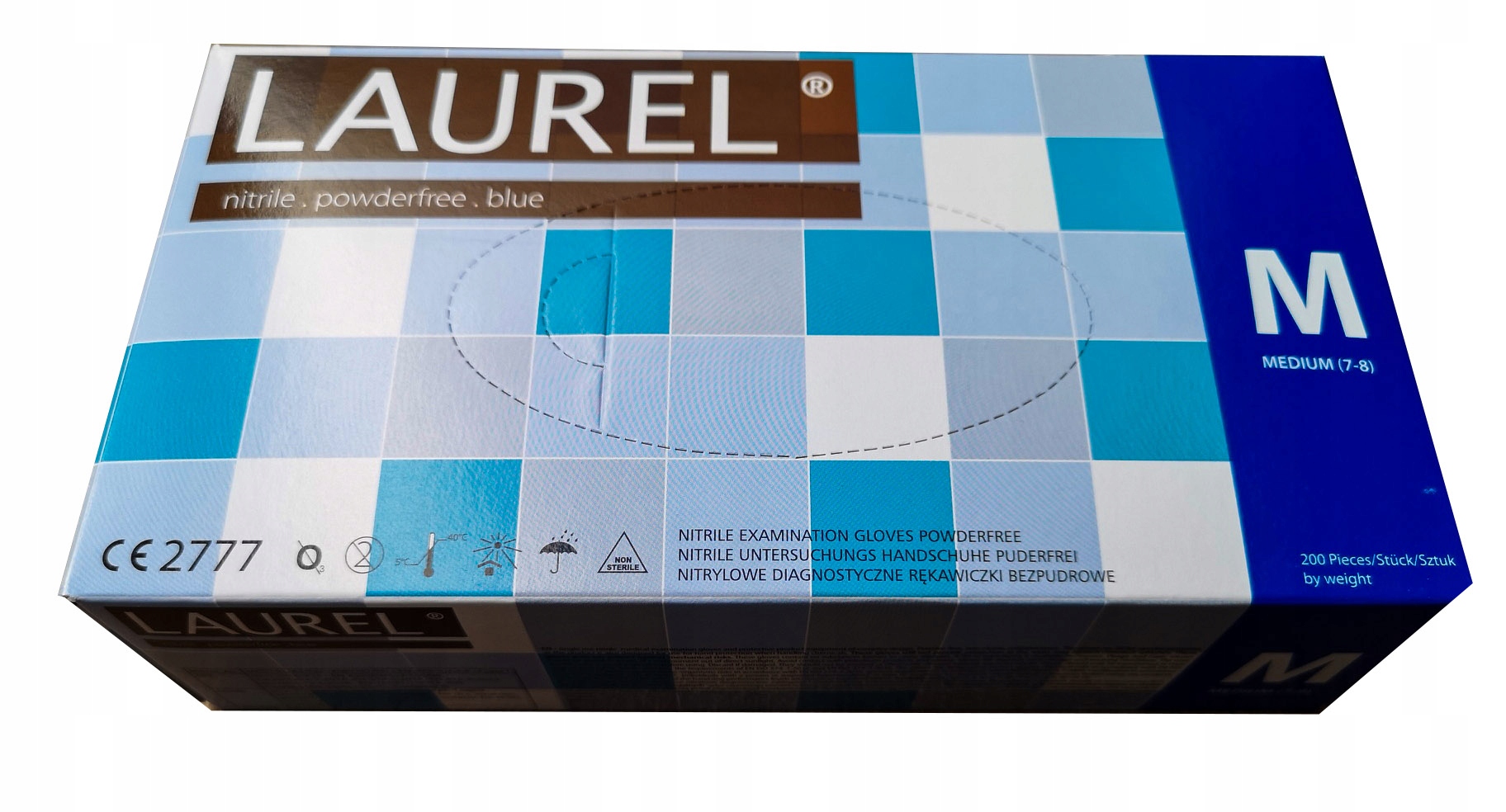 Product: RĘKAWICZKI NITRYLOWE NIEBIESKIE roz. S 10 SZT