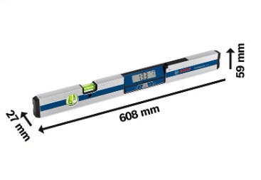 Product: BOSCH GIM 60 Poziomica cyfrowa 2x libella 0,6m 60cm
