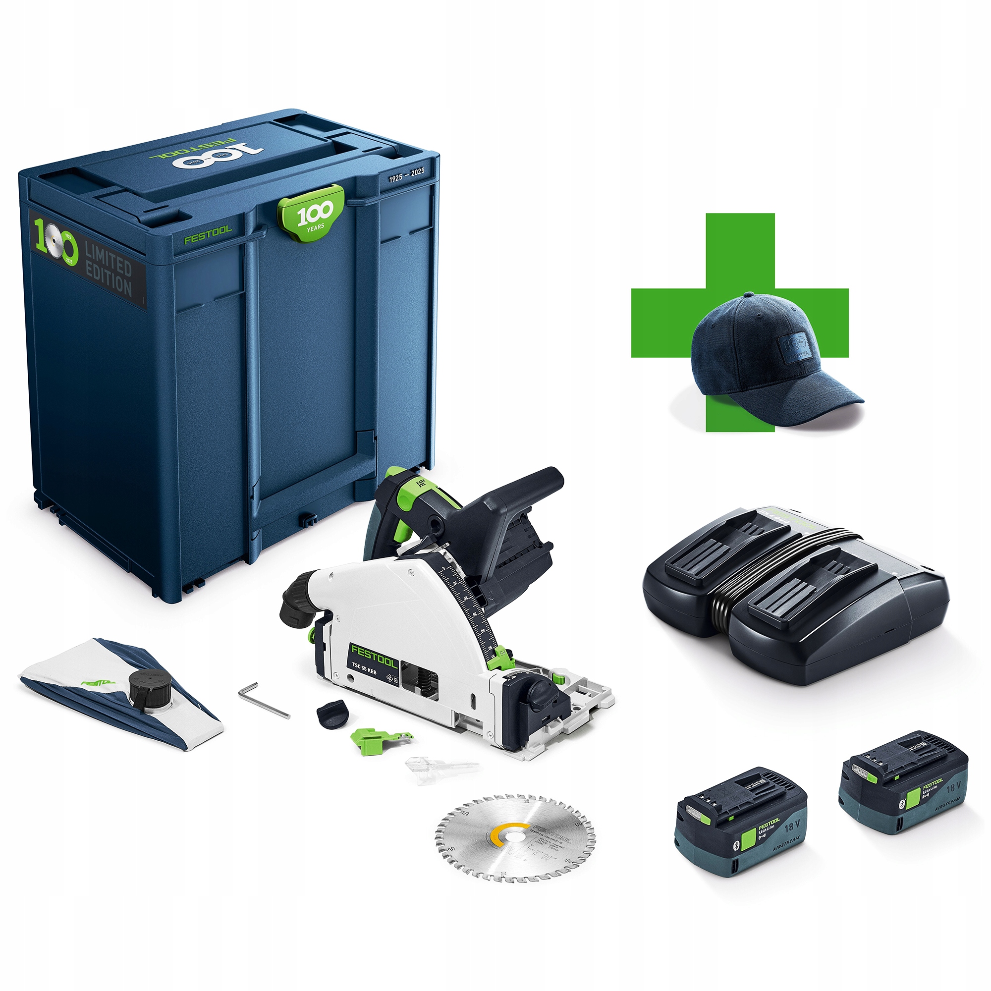 Product: FESTOOL 578226 ZAGŁĘBIARKA AKUMULATOROWA TSC55KEBI PLUS 100LAT
