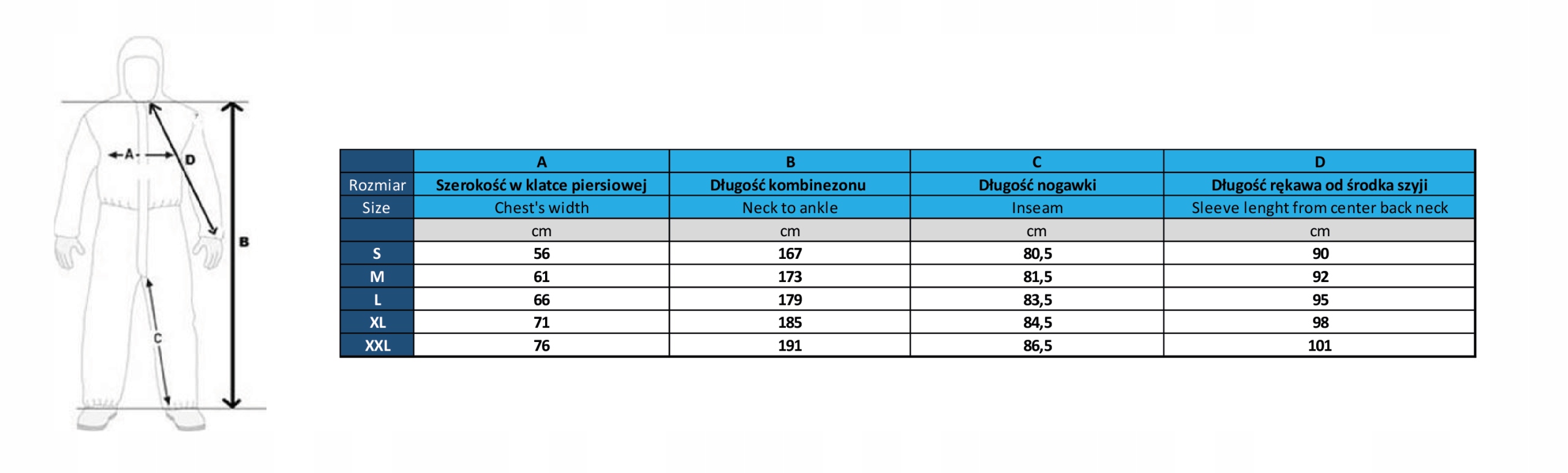 Product: DEDRA BH19M-XXL Kombinezon malarskie/lakiernicze XXL