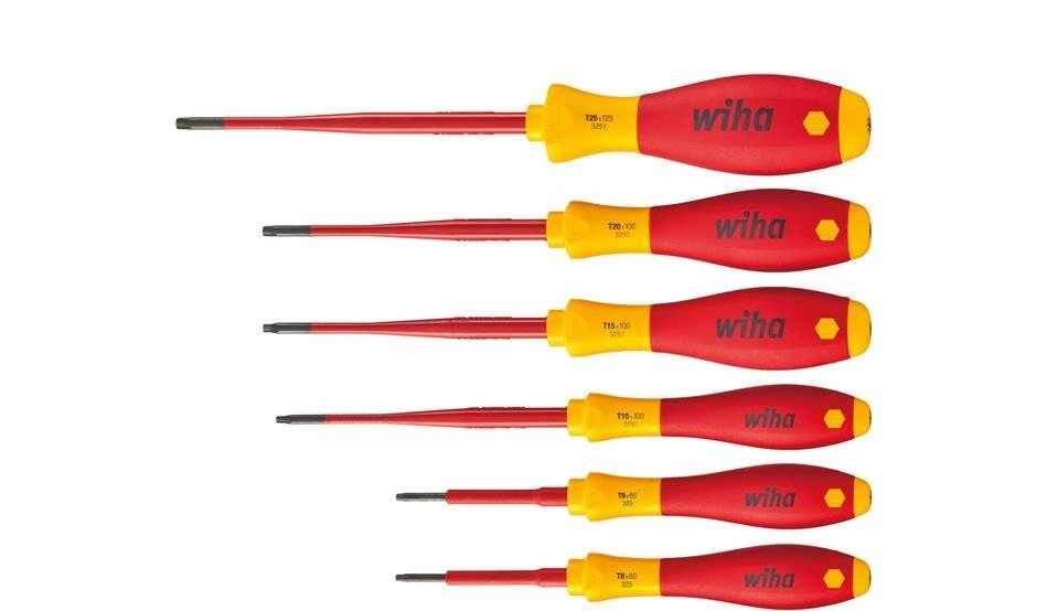 Offer: WIHA 36558 Zestaw wkrętaków dla elektryka VDE TORX 6 sztuk
