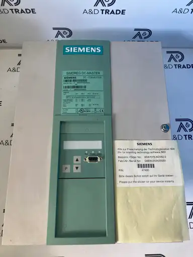 Product: Sterowanie drzwiczki do Siemens 6RA7075-6DV62-0-Z, 6RA7075-6DV62-0