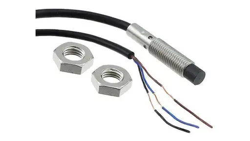 Product: E2BS08KN04WPB15M Czujnik: indukcyjny OUT: PNP / NO 04mm 1030VDC M8