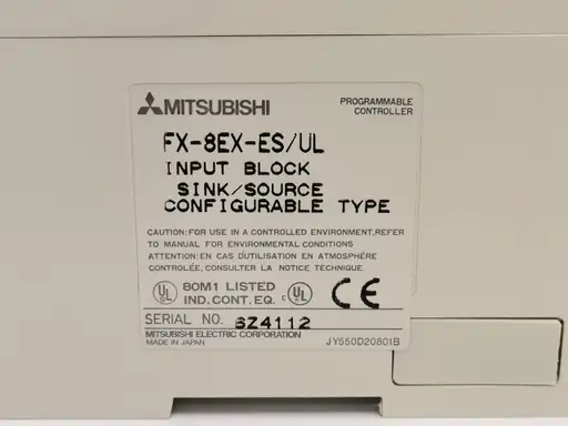 Product: Mitsubishi FX-8EX-ES/UL BLOK WEJŚĆ