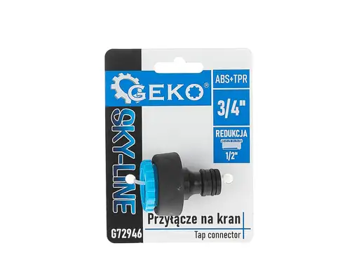 Produkt: Przyłącze na kran 3/4" z redukcją 1/2" SKY-LINE (240)