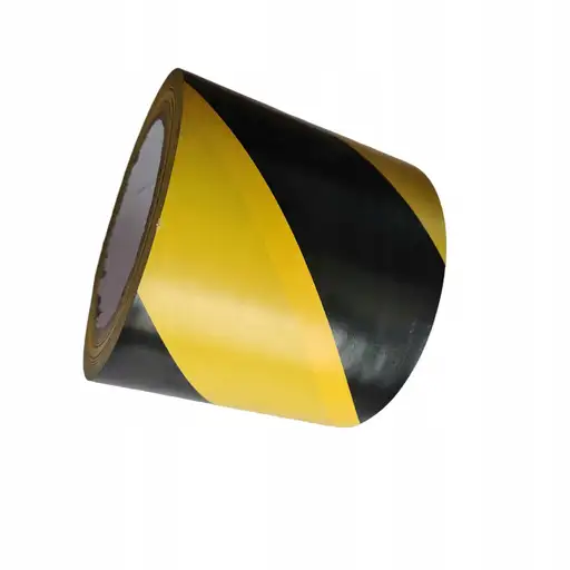 Product: Taśma ostrzegawcza żółto-czarna samoprzylepna 50mm x 33m