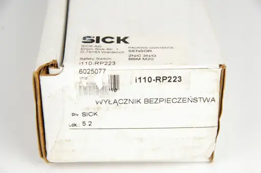 Product: Sick i110-RP223 6025077 Pull Rope Switch